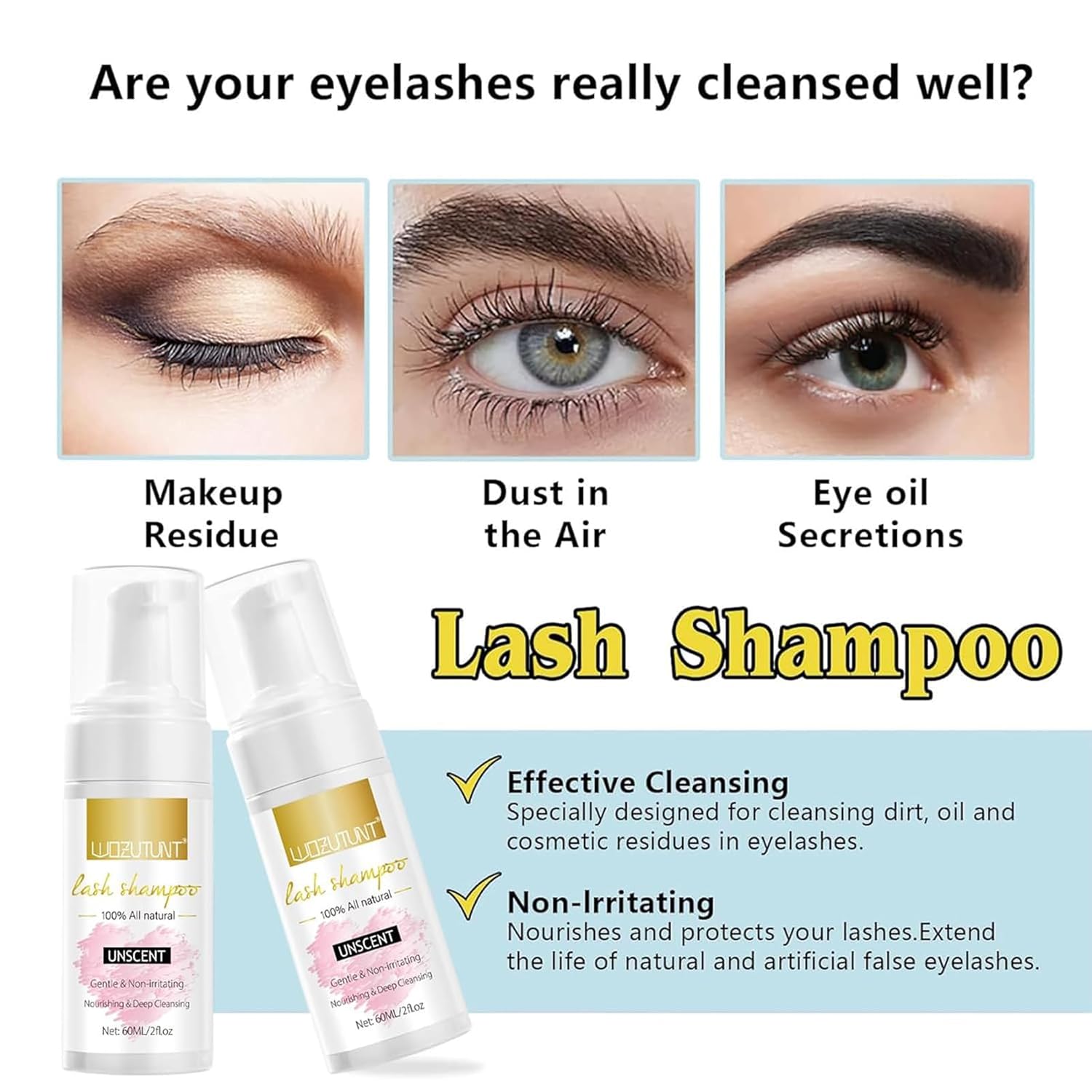 Eyelash Extension Shampoo Clea - Eyelash Extension Aftercare reseña y precio