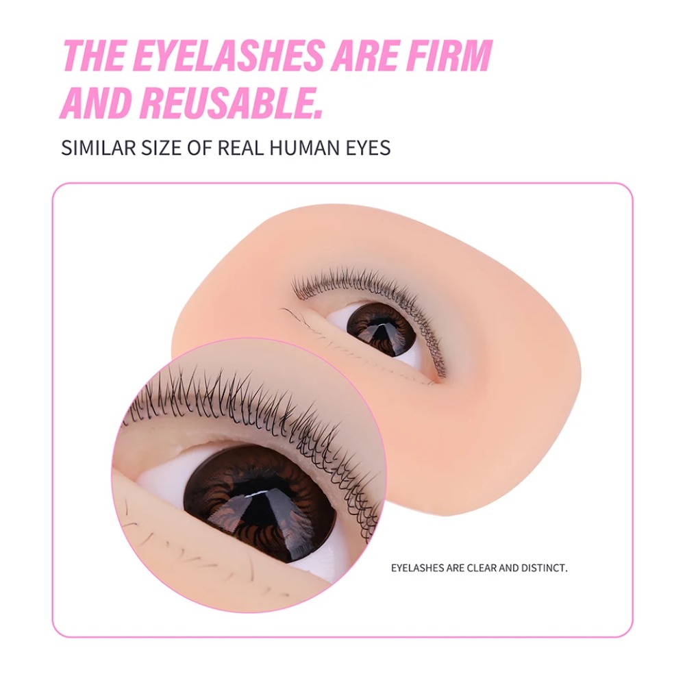3 Layers Reusable Lashes Silic - Eyelash Extension Doll Eye reseña y precio