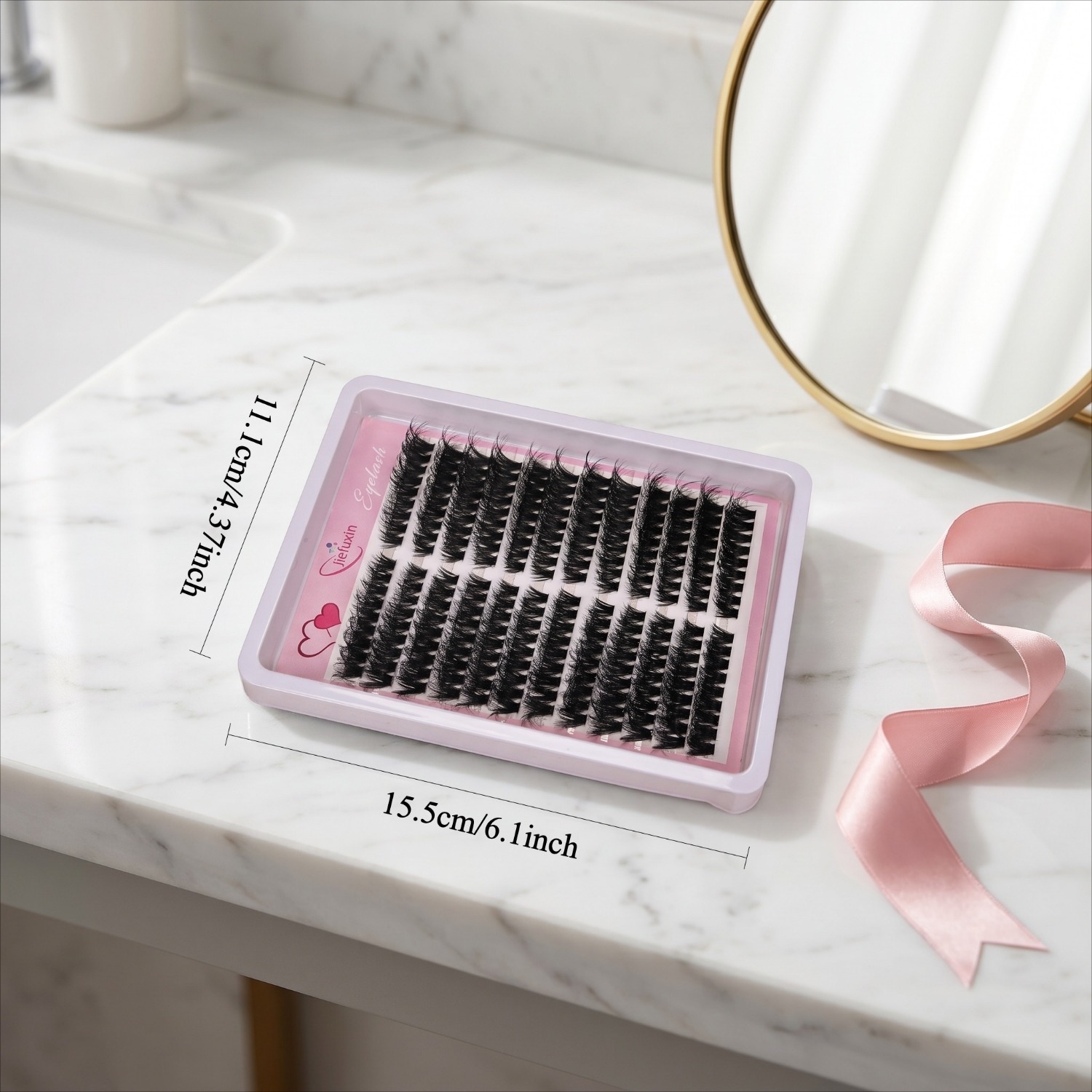 Fluffy Volume Cluster Lashes C - Eyelash Extension Cat Eye Wispy reseña y precio