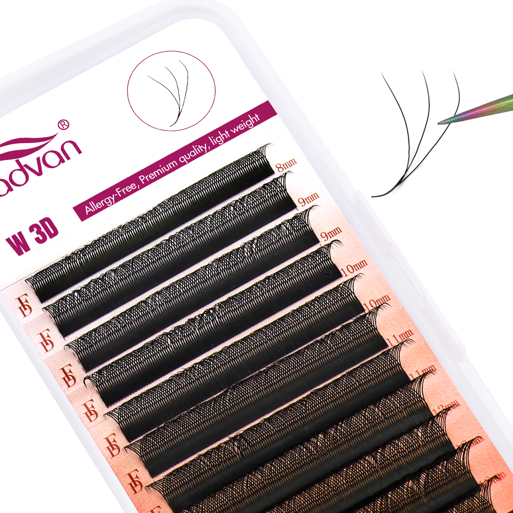 FADVAN 3D W Lashes Extension 0 - Eyelash Extension Human Hair reseña y precio