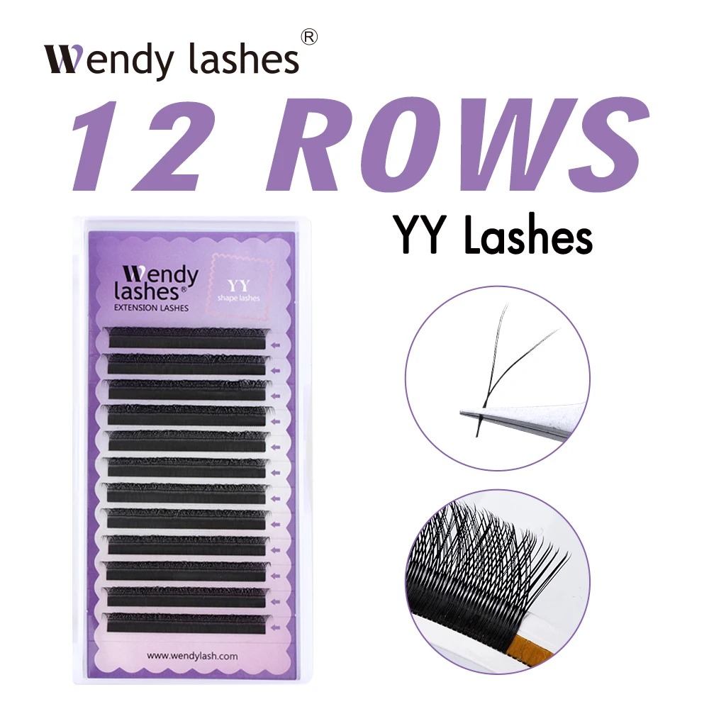WENDY 2D YY Shape C/D Curl Eya - Eyelash Extension Human Hair reseña y precio