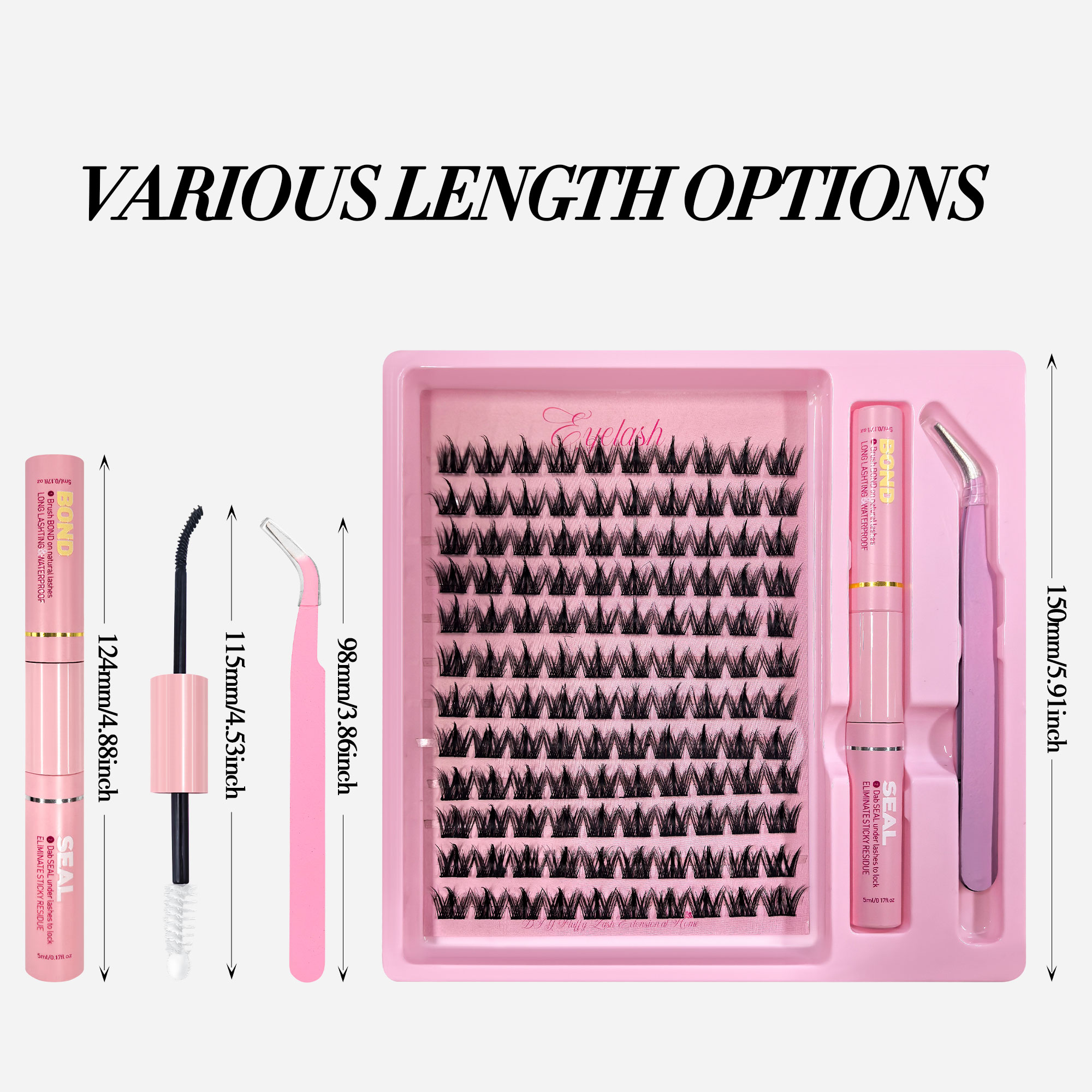 120 Clusters DIY Eyelash Exten - Eyelash Extension Cat Eye reseña y precio