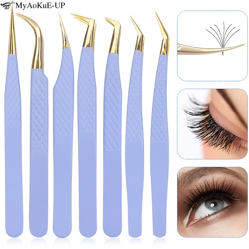 Purple Stainless Steel Eyelash - Refill Eyelash Extension reseña y precio