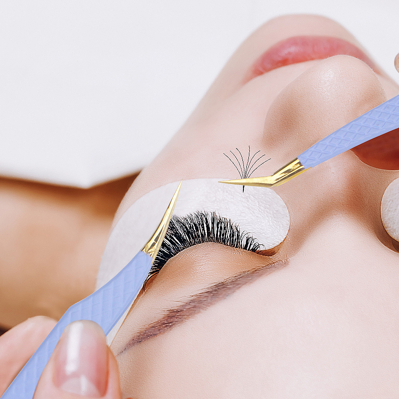 Purple Stainless Steel Eyelash - Refill Eyelash Extension reseña y precio
