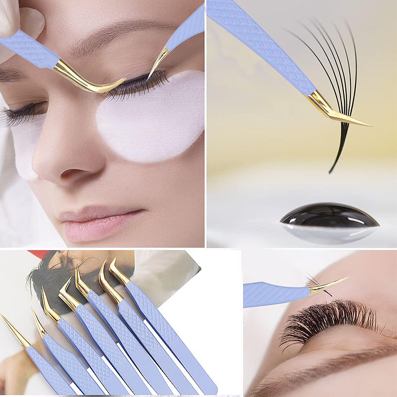 Purple Stainless Steel Eyelash - Refill Eyelash Extension reseña y precio