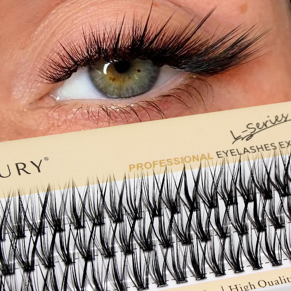 60pcs 30D C/D/L Curl Cluster E - Eyelash Extension Cat Eye reseña y precio