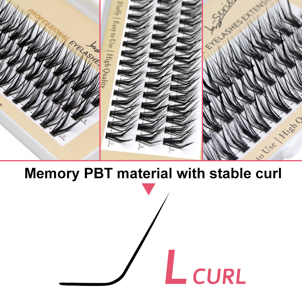 60pcs 30D C/D/L Curl Cluster E - Eyelash Extension Cat Eye reseña y precio