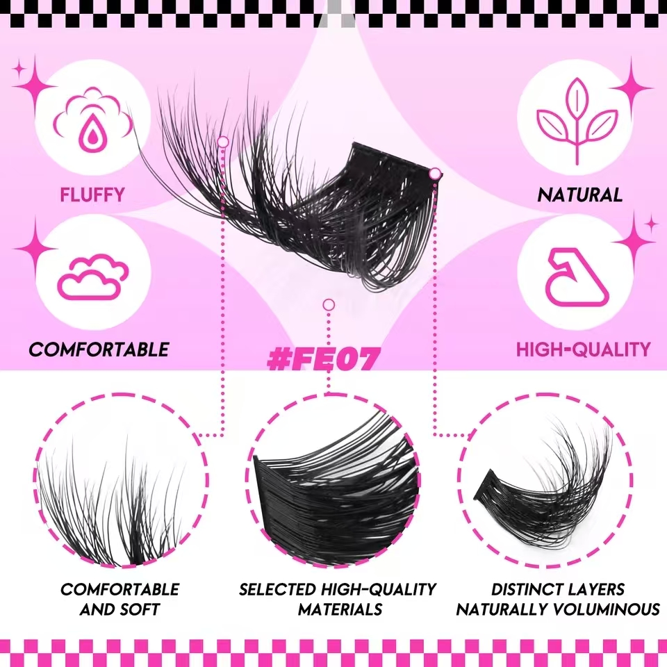 QIUNING Lash Clusters Kit Indi - Lash Extension Tweezers reseña y precio