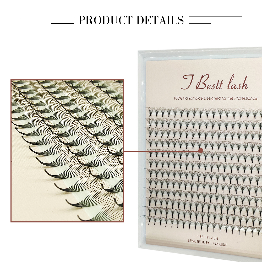TBestt 5D/6D/8D/10D Premade Fa - Eyelash Extension Human Hair reseña y precio