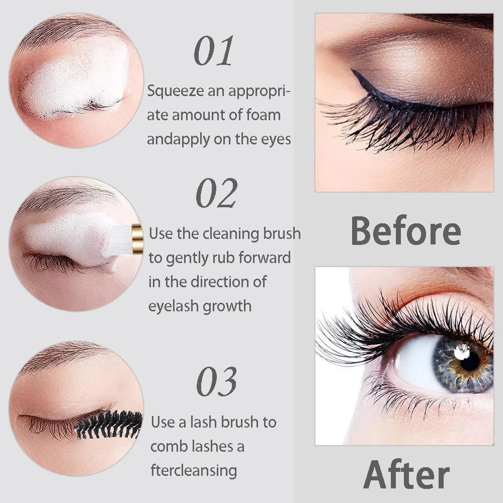 20/40PCS Suit 60ML Empty Pump  - Eyelash Extension Aftercare reseña y precio