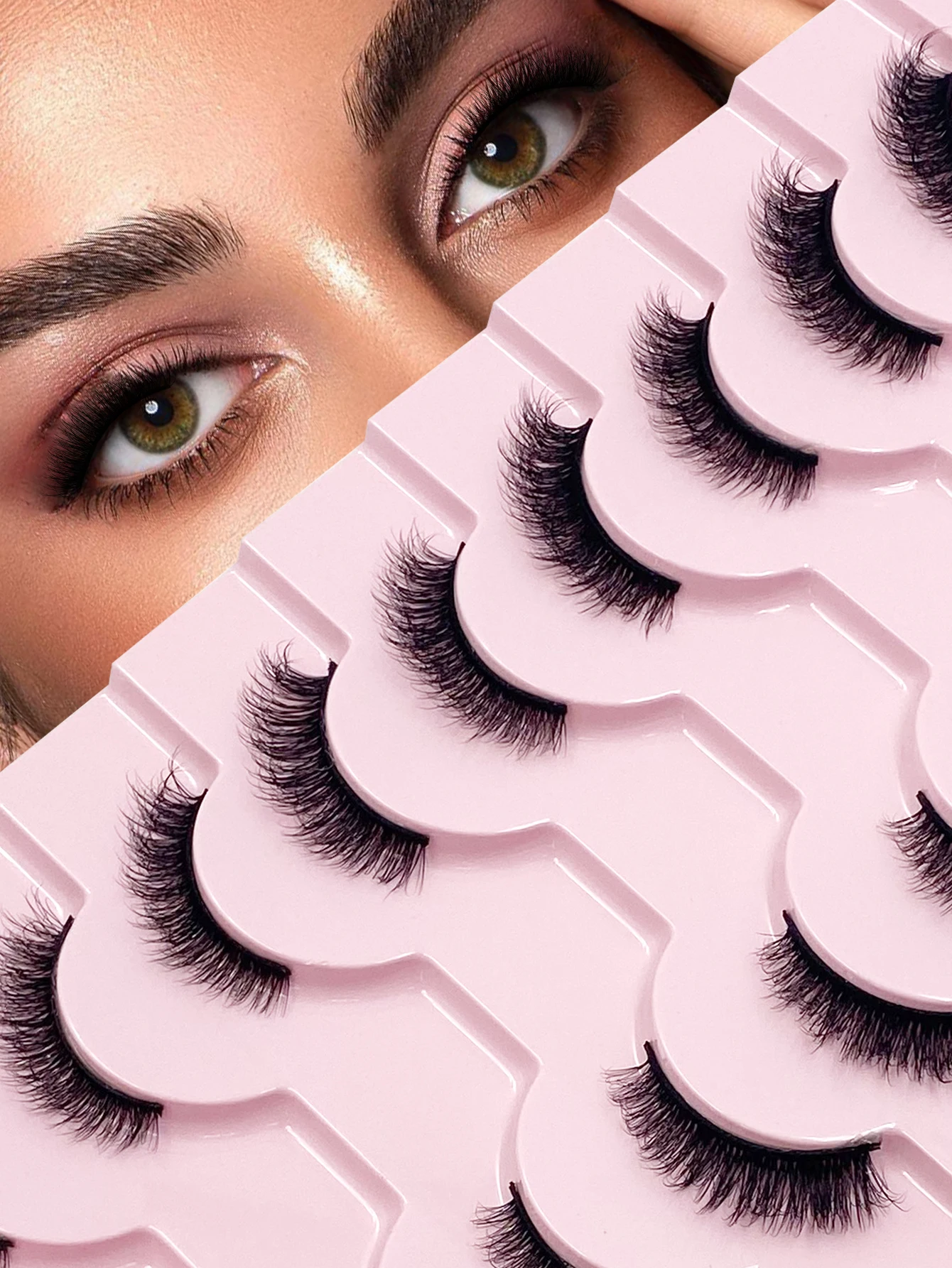 Half Lashes 10 Pairs Half Lash - Eyelash Extension Cat Eye reseña y precio