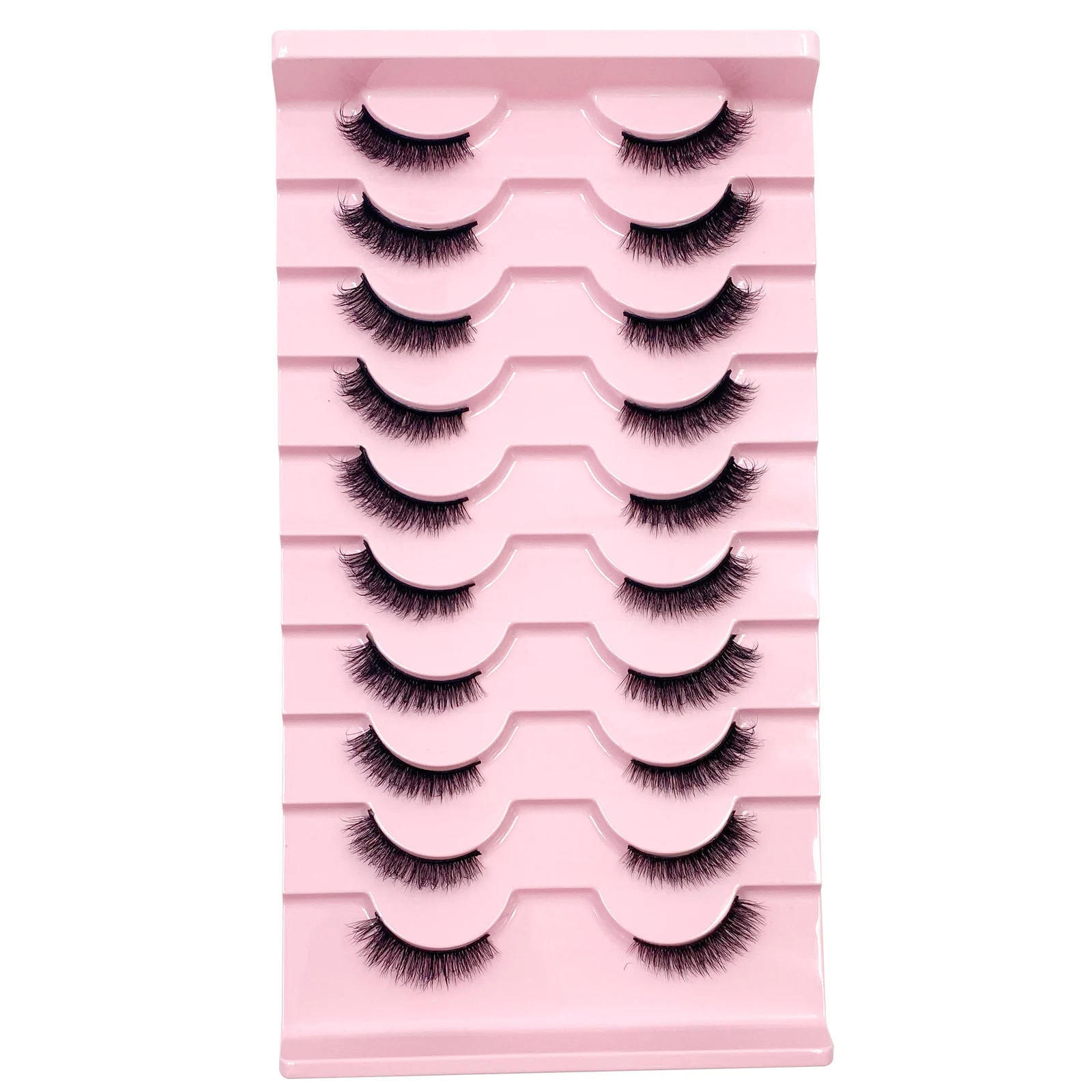 Half Lashes 10 Pairs Half Lash - Eyelash Extension Cat Eye reseña y precio
