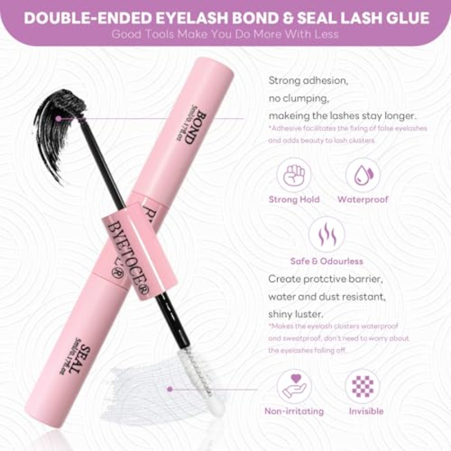 Lash Cluster Glue Bond and Sea - Lash Extension Tweezers reseña y precio