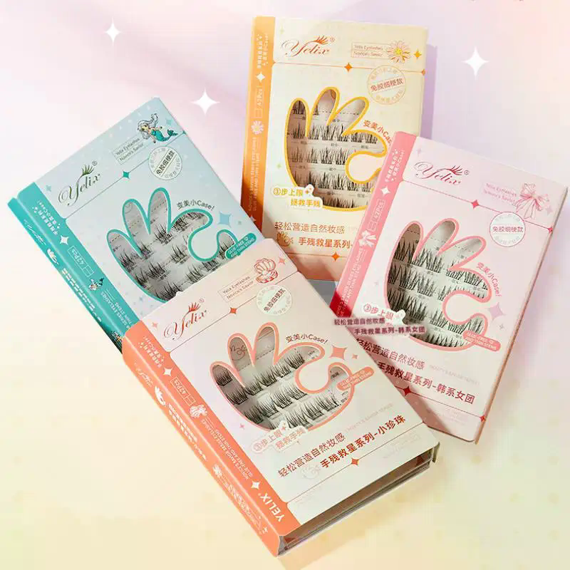 7 Rows Self-Adhesive Eyelashes - Eyelash Extension With Glue reseña y precio