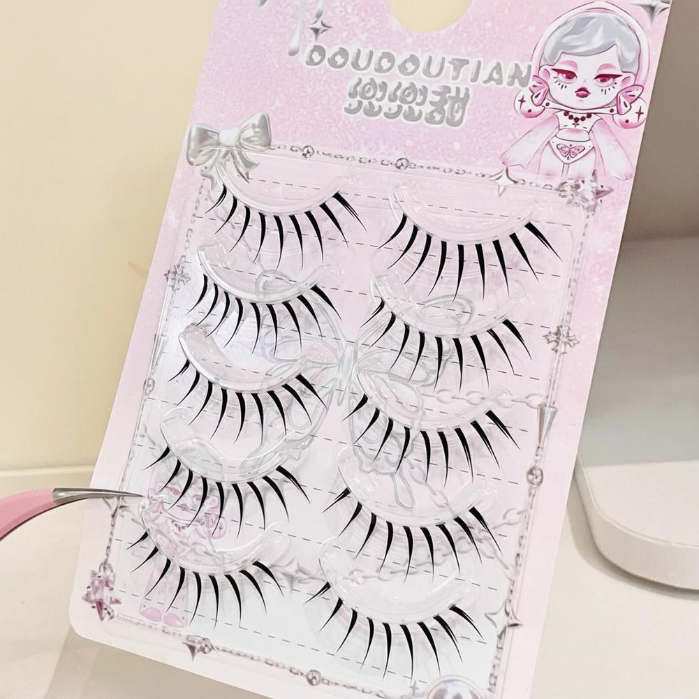 5 Pairs Natural False Eyelashe - Eyelash Extension Japanese Style reseña y precio