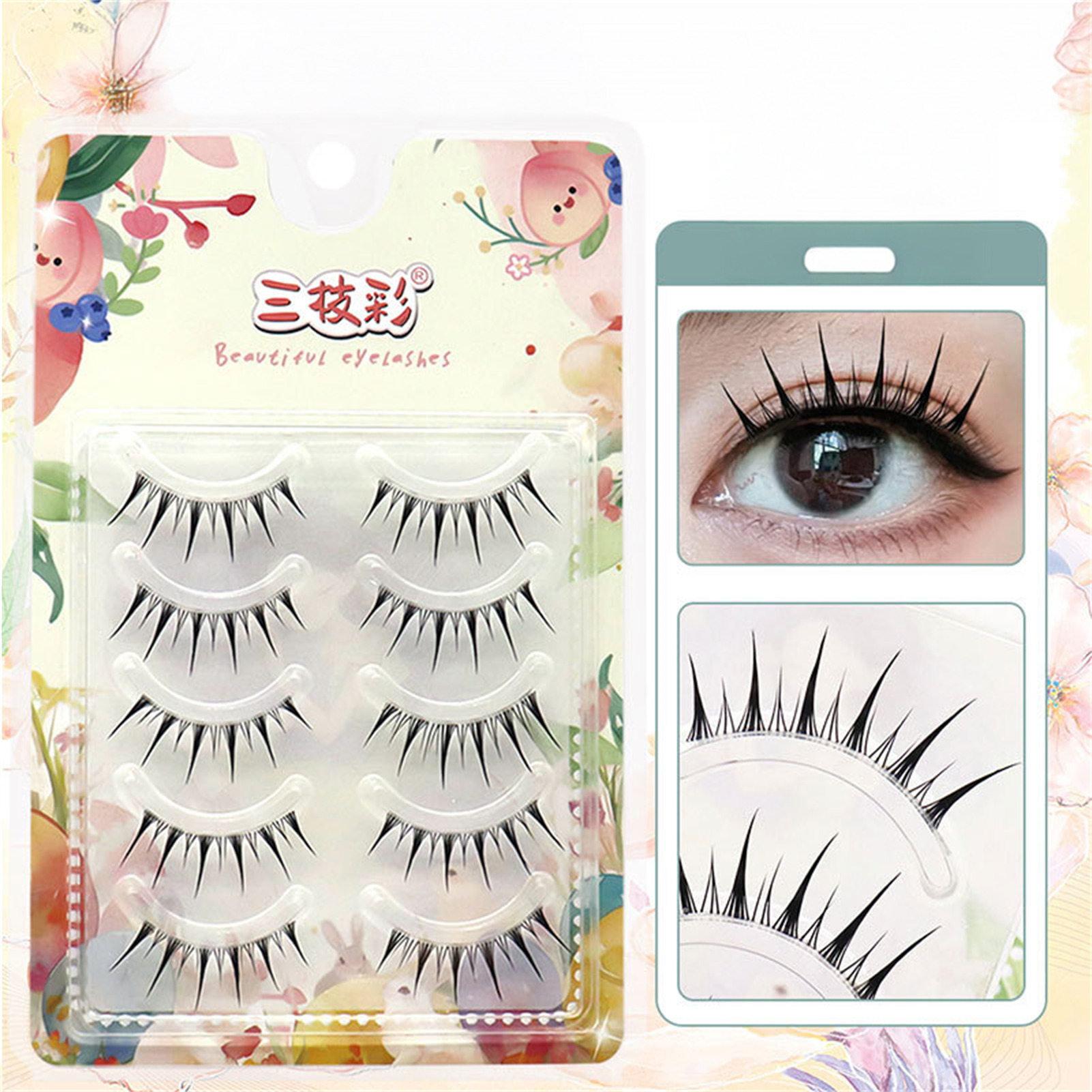 5 Pairs Japanese Korean Style  - Eyelash Extension Japanese Style reseña y precio