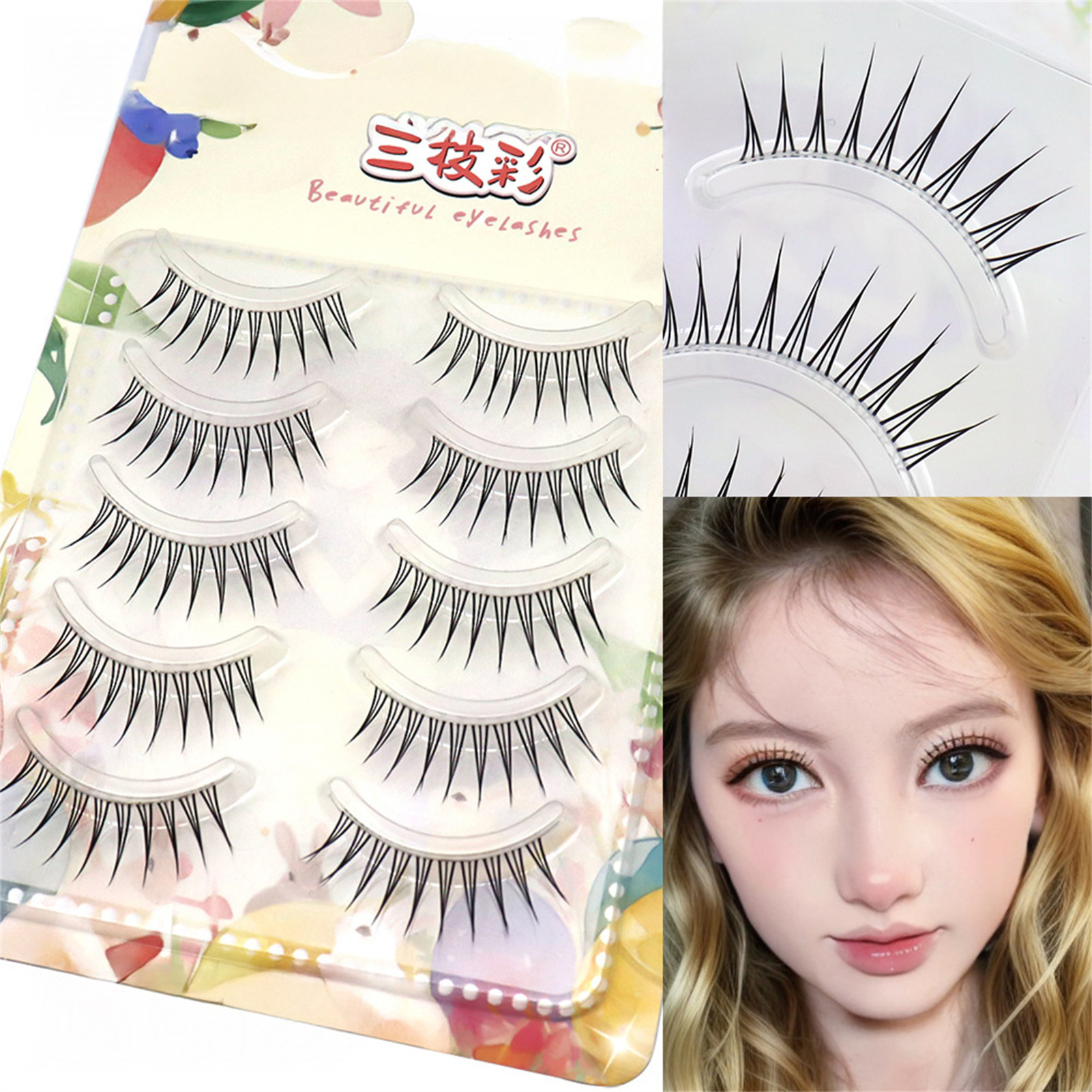 5 Pairs Japanese Korean Style  - Eyelash Extension Japanese Style reseña y precio