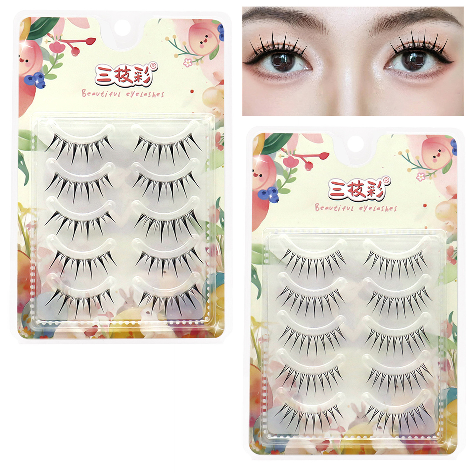 5 Pairs Japanese Korean Style  - Eyelash Extension Japanese Style reseña y precio