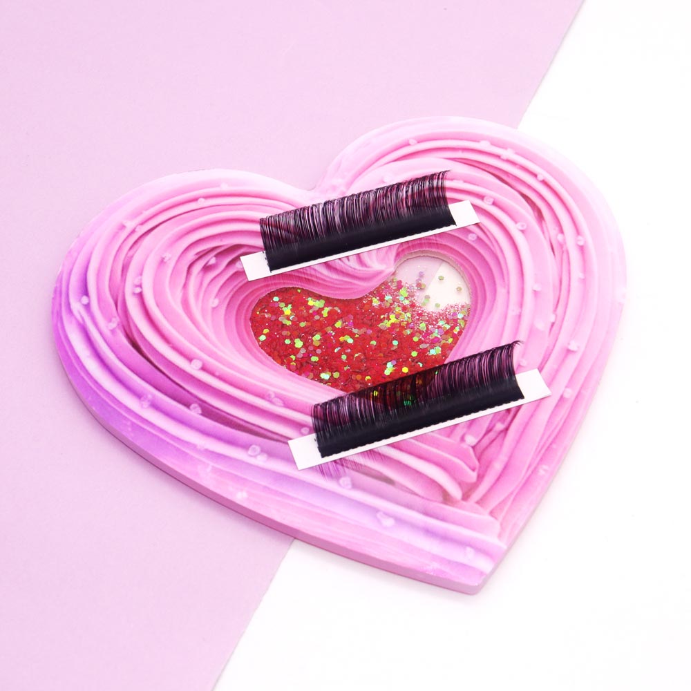 3D Heart-shaped Bling Dynamic  - Lash Extension Tweezers reseña y precio