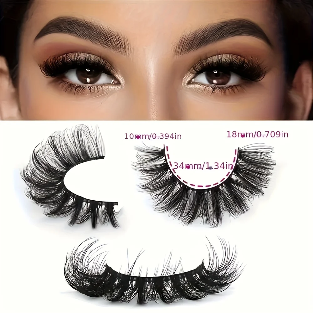 7 Pairs Lashes Fluffy Cat Eye  - Eyelash Extension Cat Eye reseña y precio