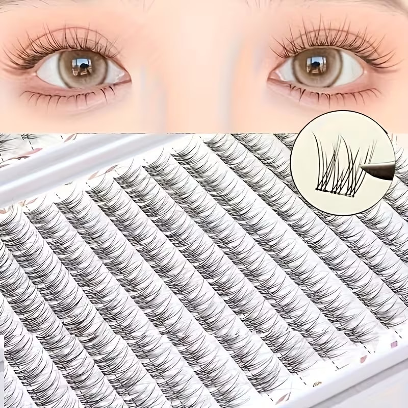 False eyelash cluster kit - 38 - Eyelash Extension Doll Eye reseña y precio