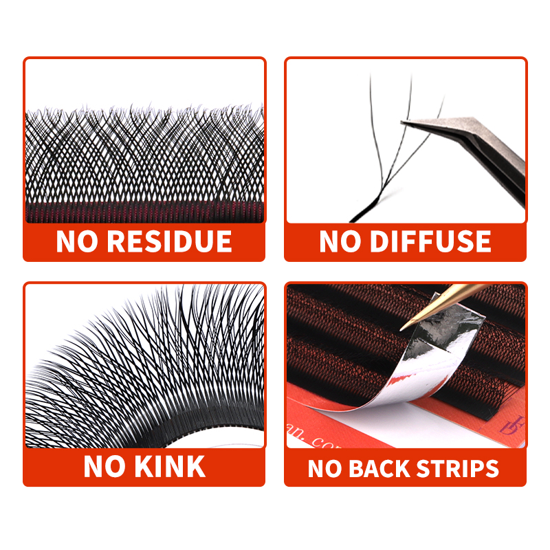 FADVAN 3D Lashes W Shaped Eyel - Eyelash Extension Human Hair reseña y precio