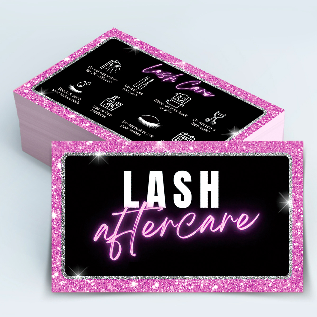50pcs/Lot Eyelash Business Car - Eyelash Extension Aftercare reseña y precio