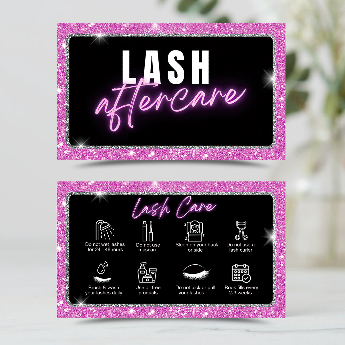 50pcs/Lot Eyelash Business Car - Eyelash Extension Aftercare reseña y precio