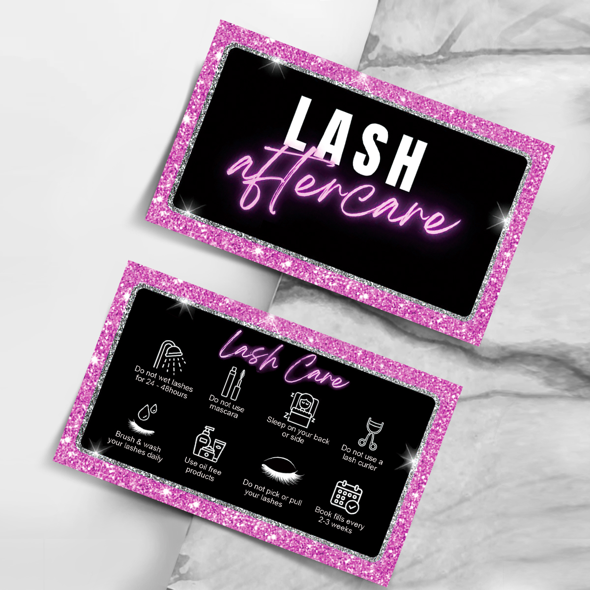 50pcs/Lot Eyelash Business Car - Eyelash Extension Aftercare reseña y precio
