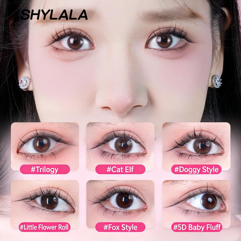 Dense False Eyelashes 6 Rows N - Eyelash Extension With Glue reseña y precio