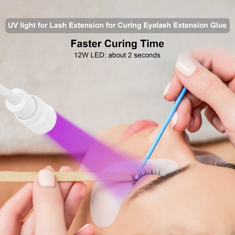 UV Eyelash Lamp Grafting Exten - Eyelash Extension With Glue reseña y precio