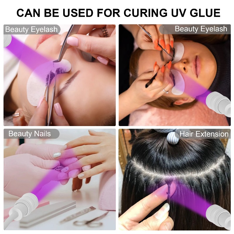UV Eyelash Lamp Grafting Exten - Eyelash Extension With Glue reseña y precio