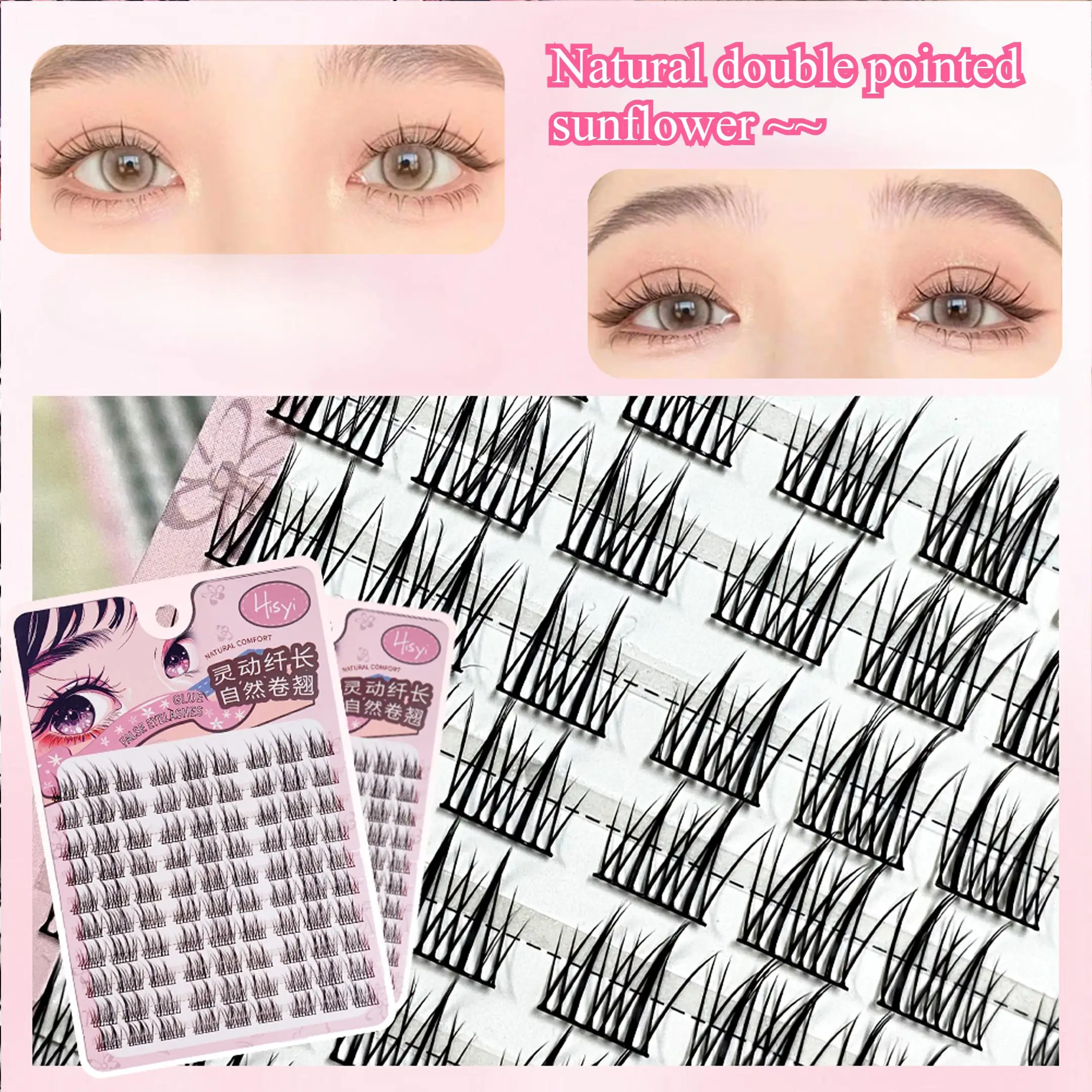 HISYI five optional Natural Ca - Eyelash Extension Cat Eye reseña y precio
