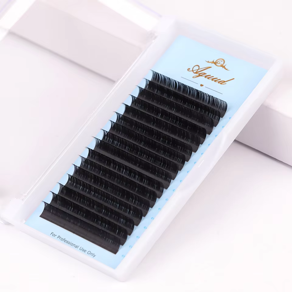 AGUUD 16 Rows Long 16-20mm Eye - Eyelash Extension Human Hair reseña y precio