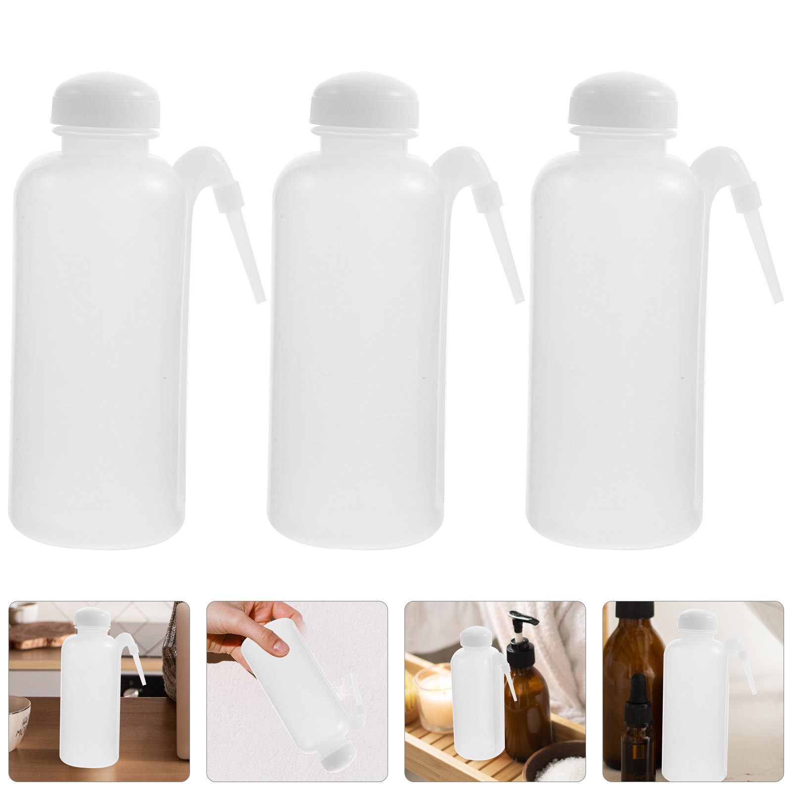 3Pcs Edge Tube Washing Bottles - Refill Eyelash Extension reseña y precio
