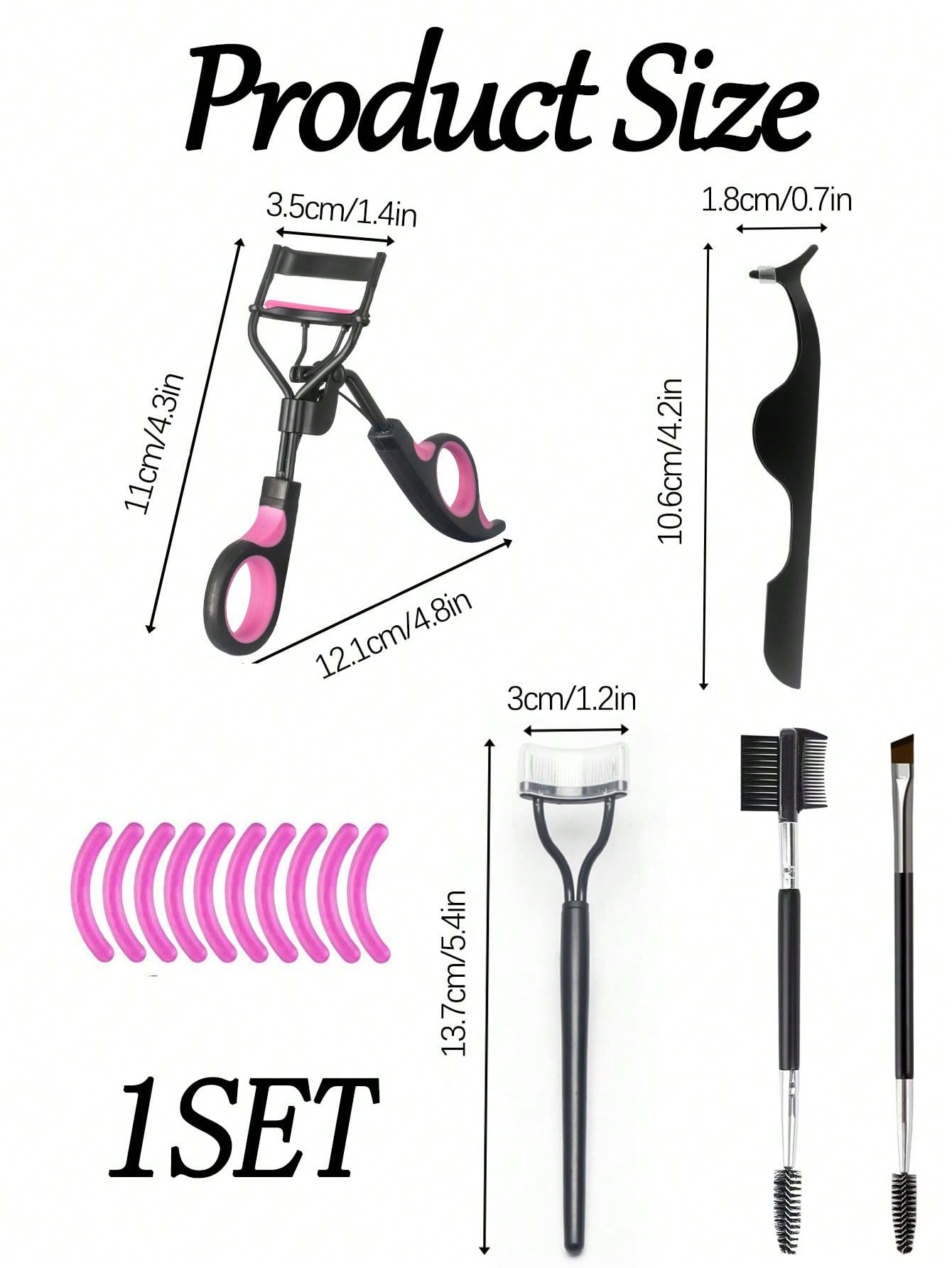 1set Eyelash Curlers Eyebrow B - Refill Eyelash Extension reseña y precio