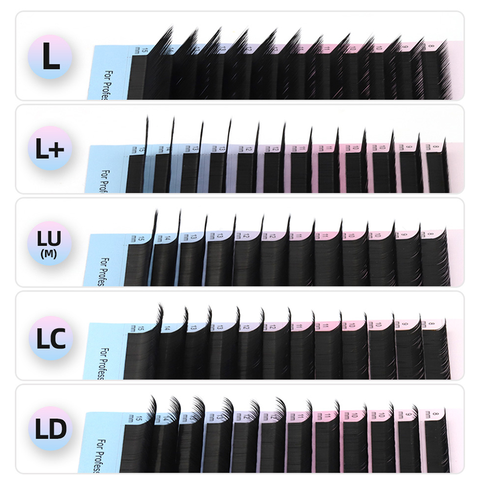 RUJADE L L+ LC LD LU(M) Curl I - Eyelash Extension Human Hair reseña y precio