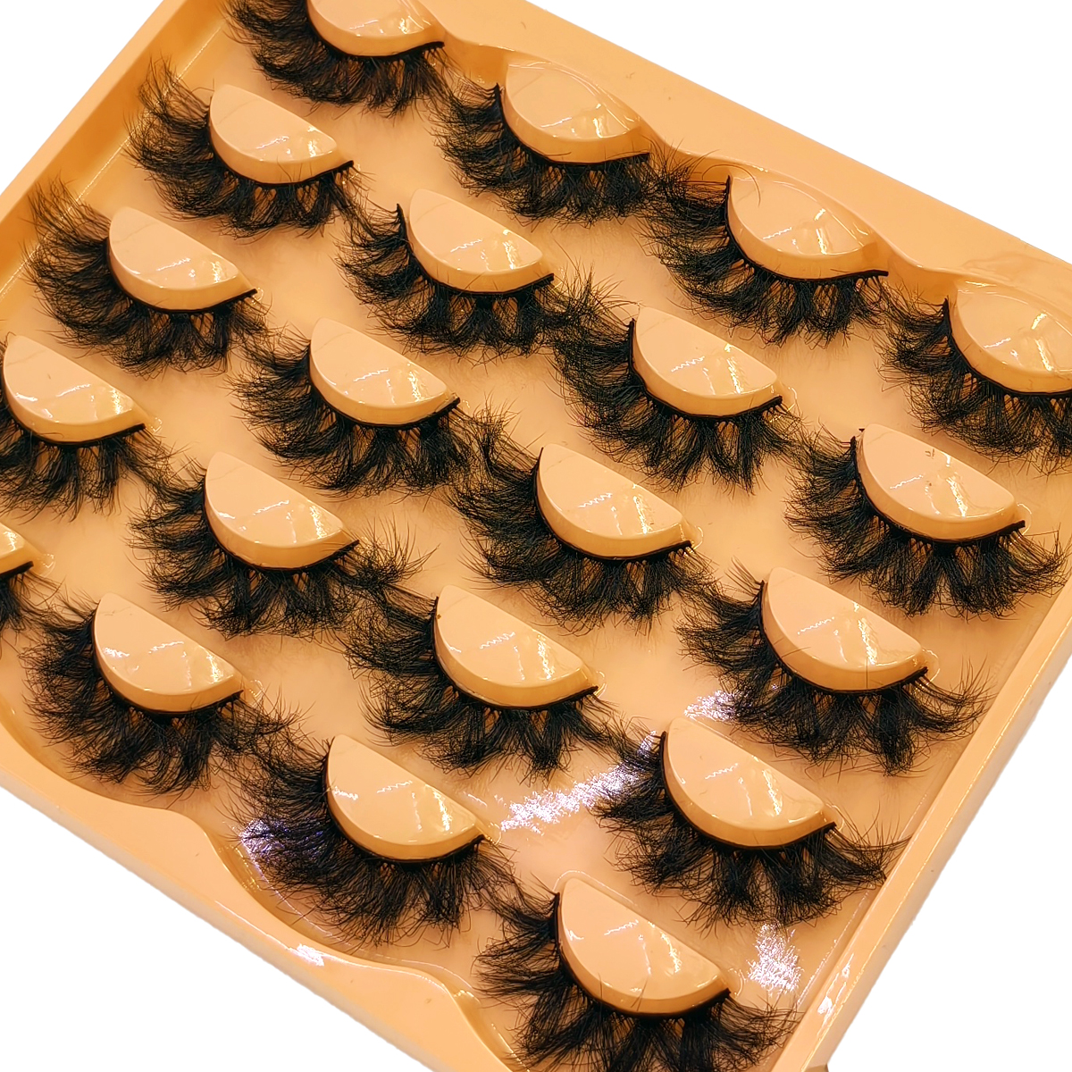 AMSDCN 7D Natural Lashes Cat E - Eyelash Extension Cat Eye Wispy reseña y precio