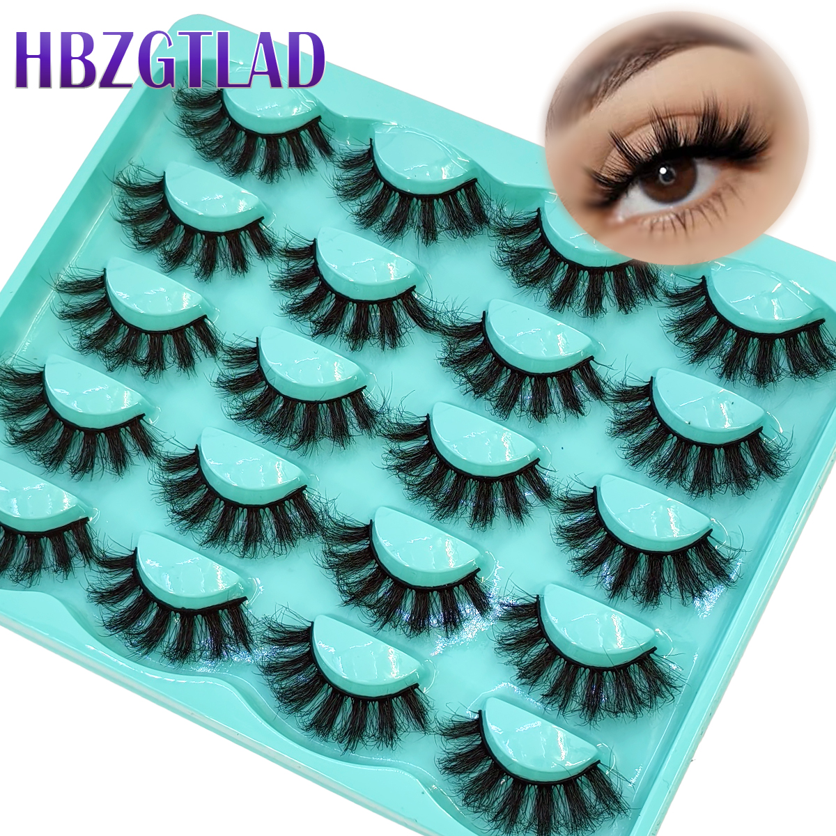 AMSDCN 7D Natural Lashes Cat E - Eyelash Extension Cat Eye Wispy reseña y precio