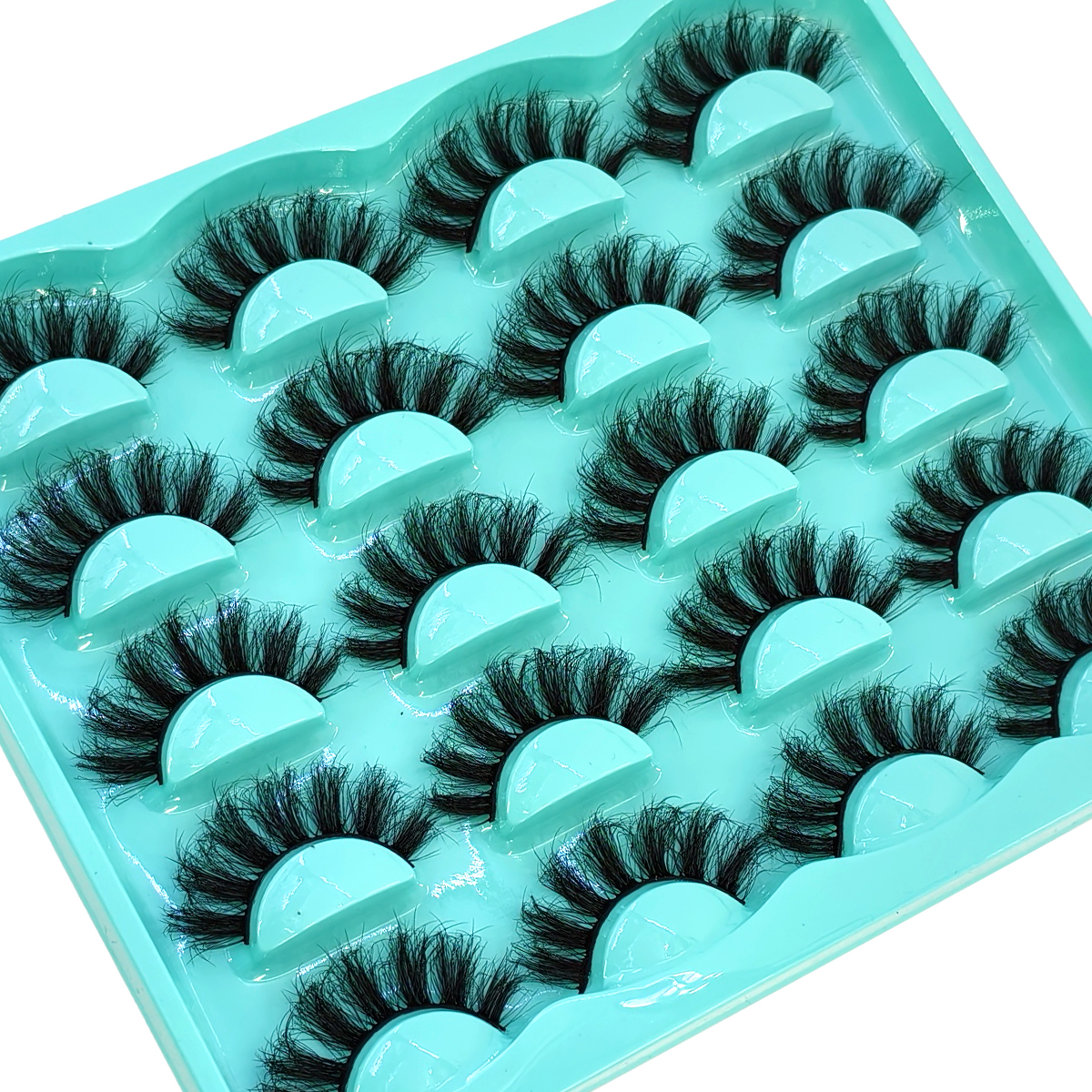 AMSDCN 7D Natural Lashes Cat E - Eyelash Extension Cat Eye Wispy reseña y precio