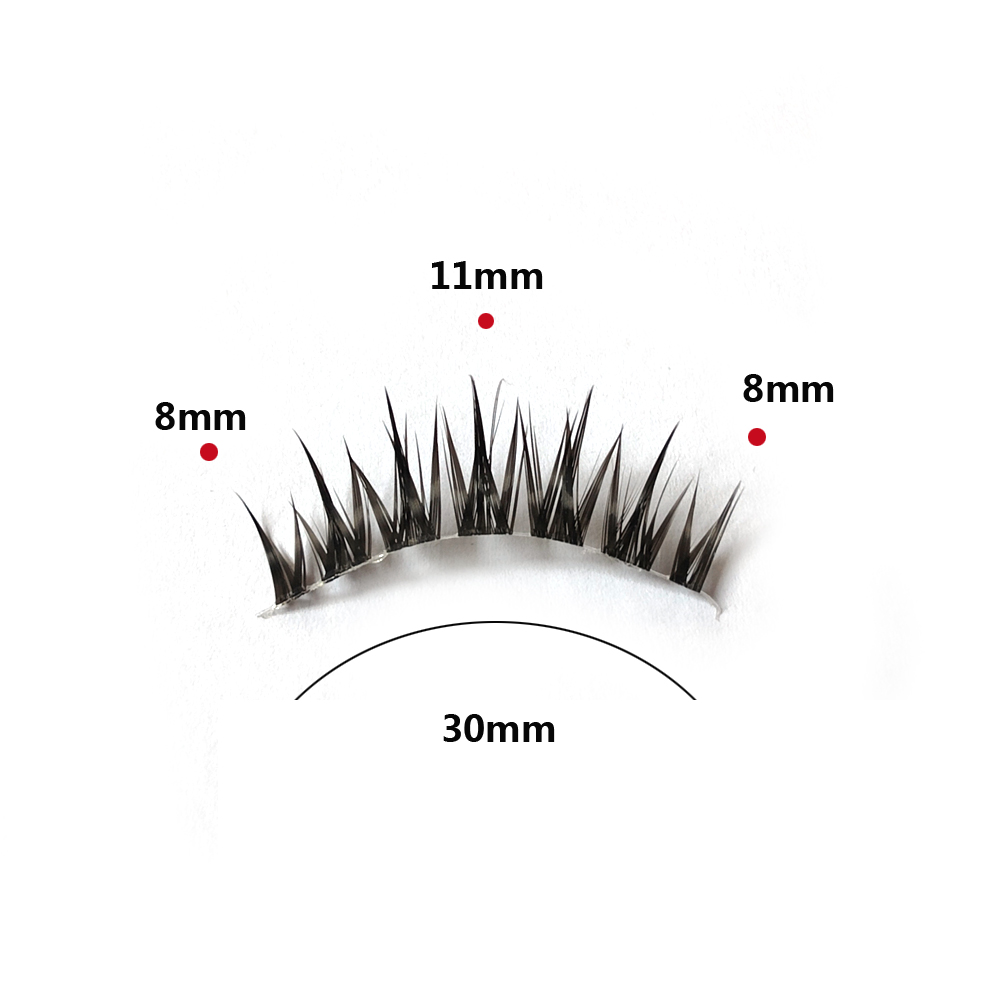 5 Pairs Natural Cat Eye False  - Eyelash Extension Cat Eye Wispy reseña y precio
