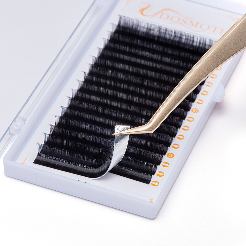 DOSMOTH 10 boxes 16rows 7-16mm - Eyelash Extension Human Hair reseña y precio