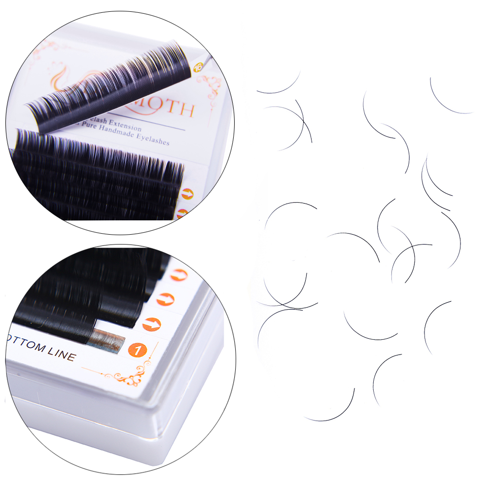 DOSMOTH 10 boxes 16rows 7-16mm - Eyelash Extension Human Hair reseña y precio