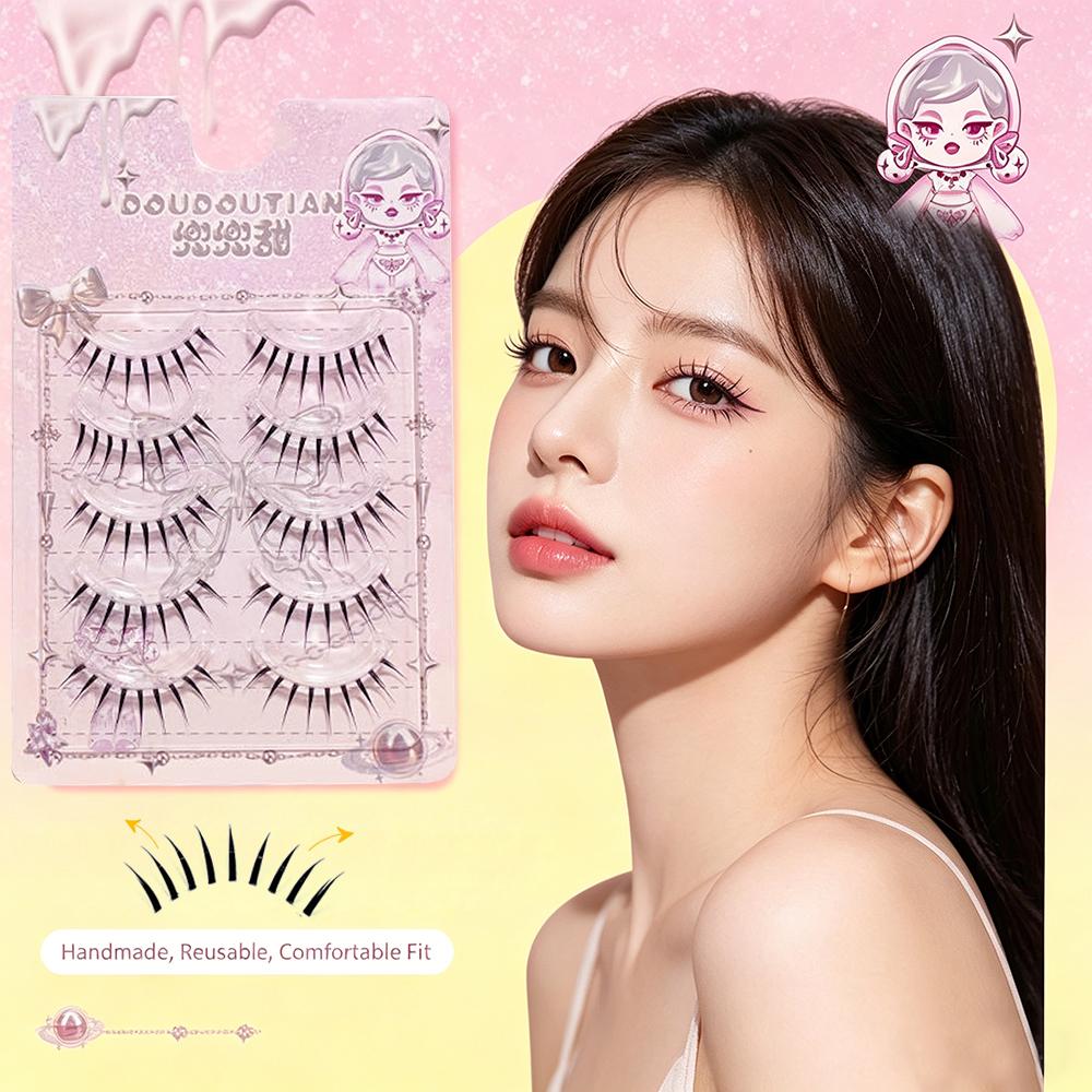 5 Pairs Natural False Eyelashe - Eyelash Extension Japanese Style reseña y precio