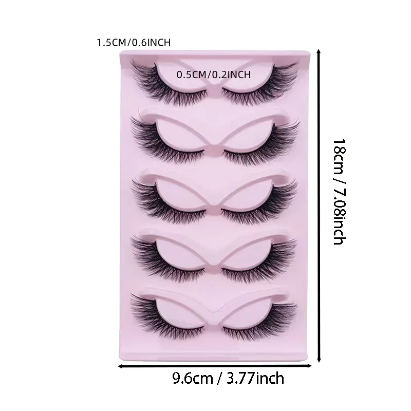 5 Pairs Cat Eye Lashes Wispy F - Eyelash Extension Cat Eye Wispy reseña y precio