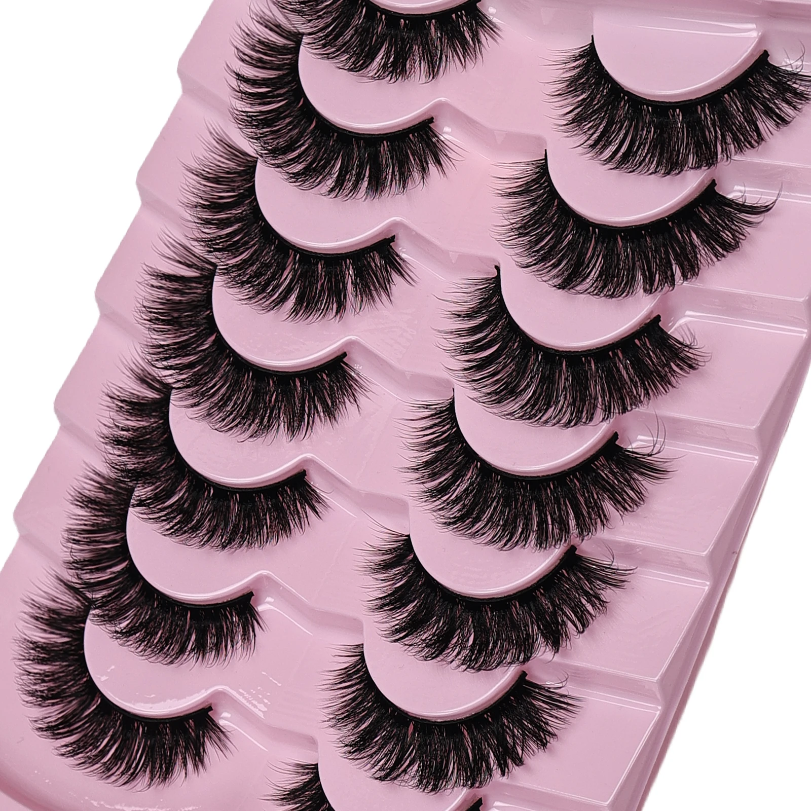 7 Pairs Cat Eye Lashes Volume  - Eyelash Extension Cat Eye Wispy reseña y precio