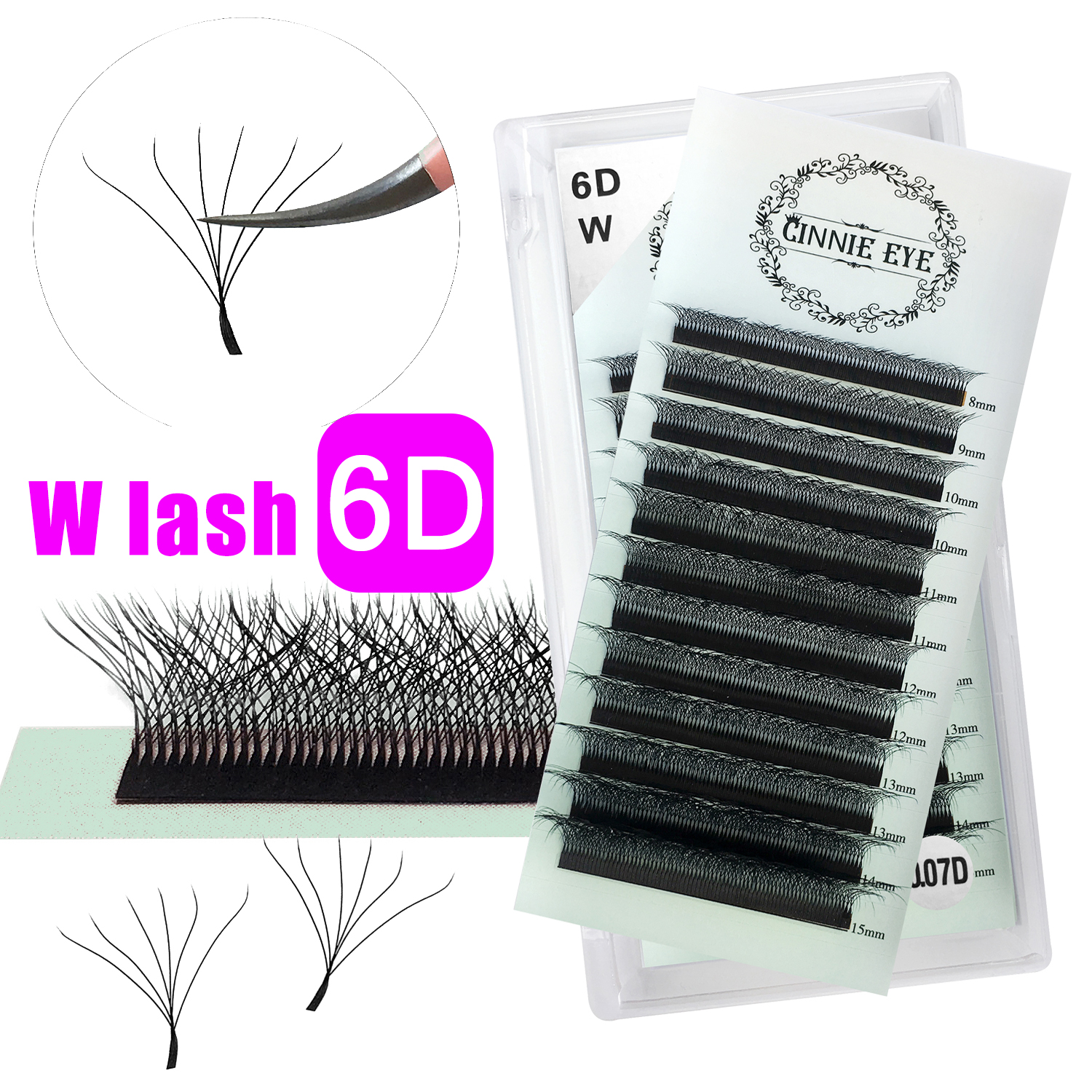 Cilios W 6D W Eyelashes Extens - Eyelash Extension Doll Eye reseña y precio
