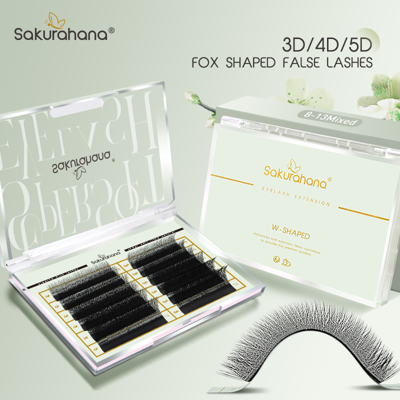 SAKURAHANA Fox 3D 4D 5D Shaped - Eyelash Extension Cat Eye reseña y precio