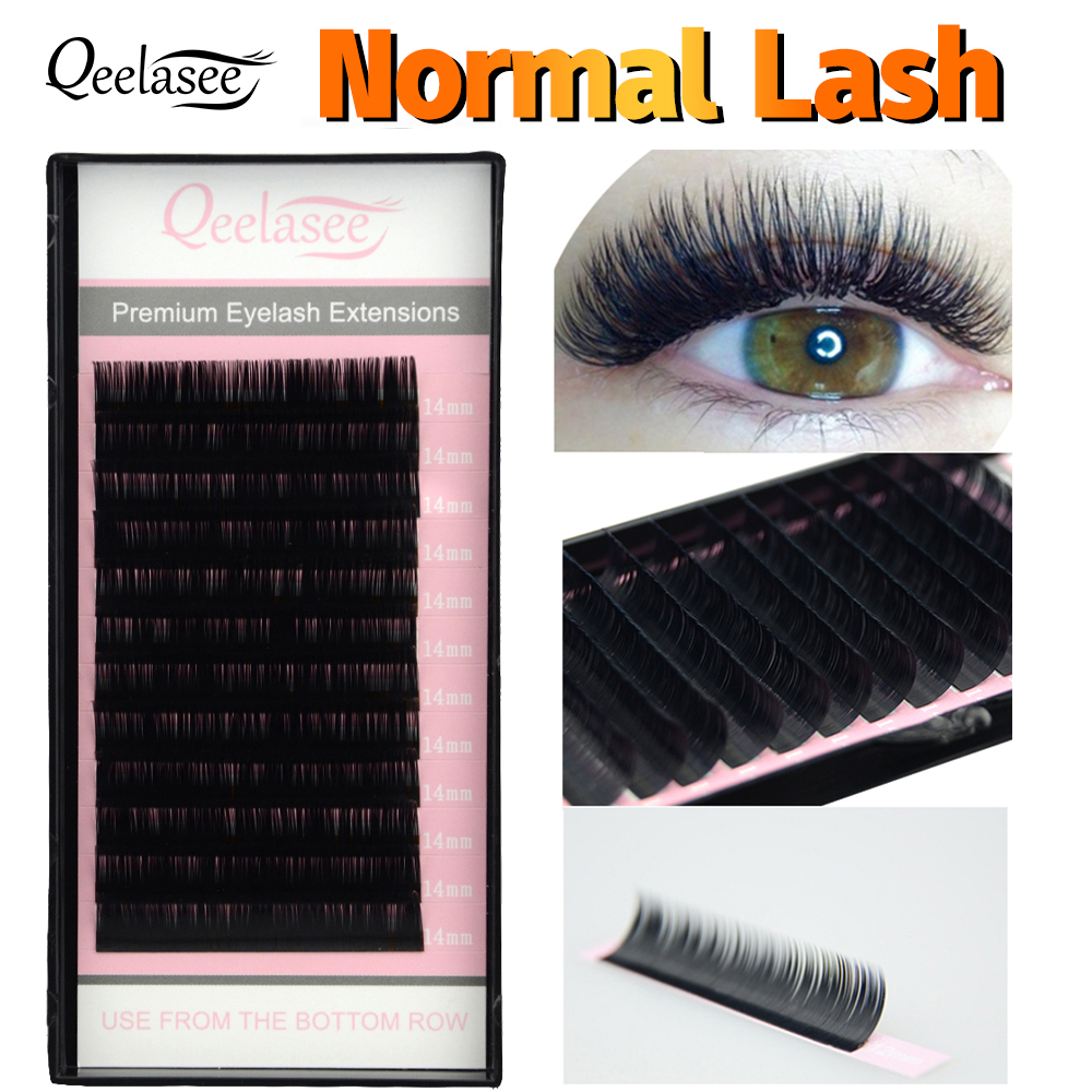 Qeelasee Faux Mink Individual  - Eyelash Extension Human Hair reseña y precio