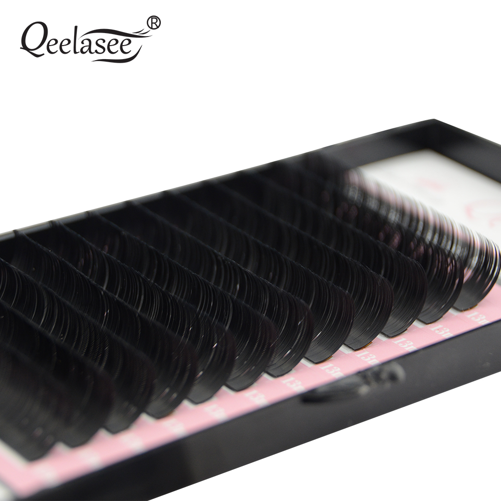 Qeelasee Faux Mink Individual  - Eyelash Extension Human Hair reseña y precio